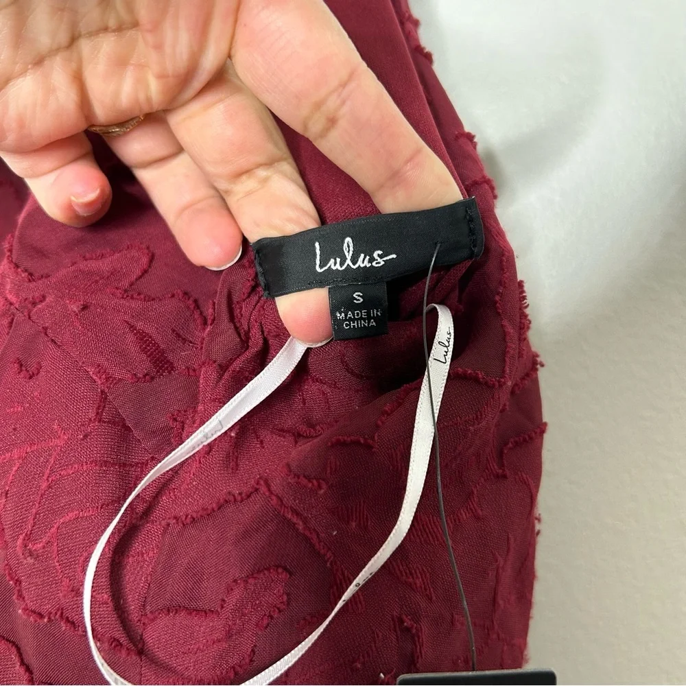 Lulu's Rich Red Halter Jumpsuit - Picture 4 of 10